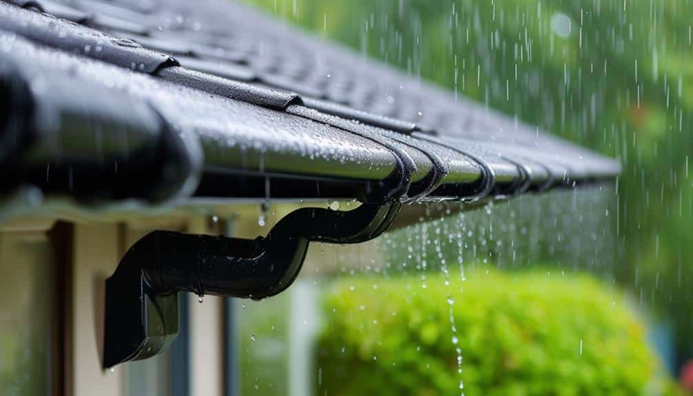 inspect gutters for debris