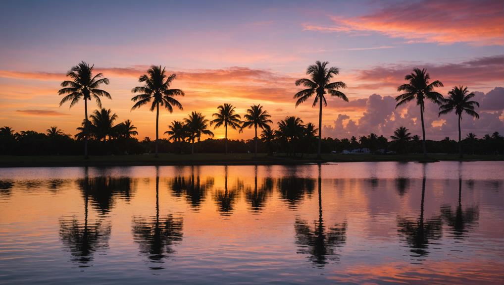 sunrise picnic on island