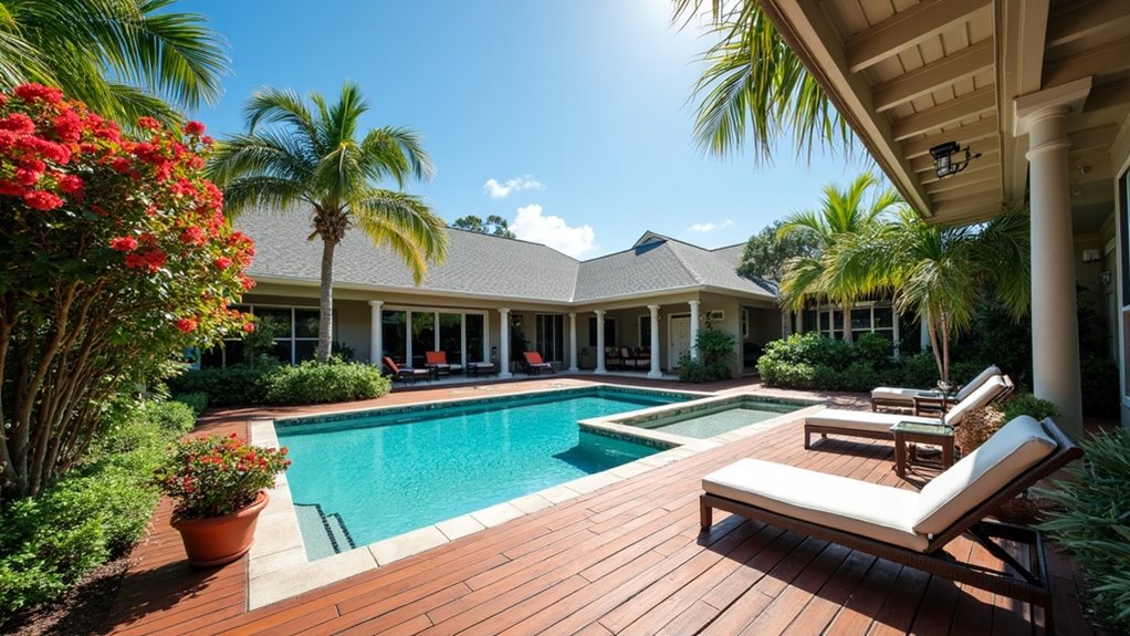 expansive outdoor living spaces