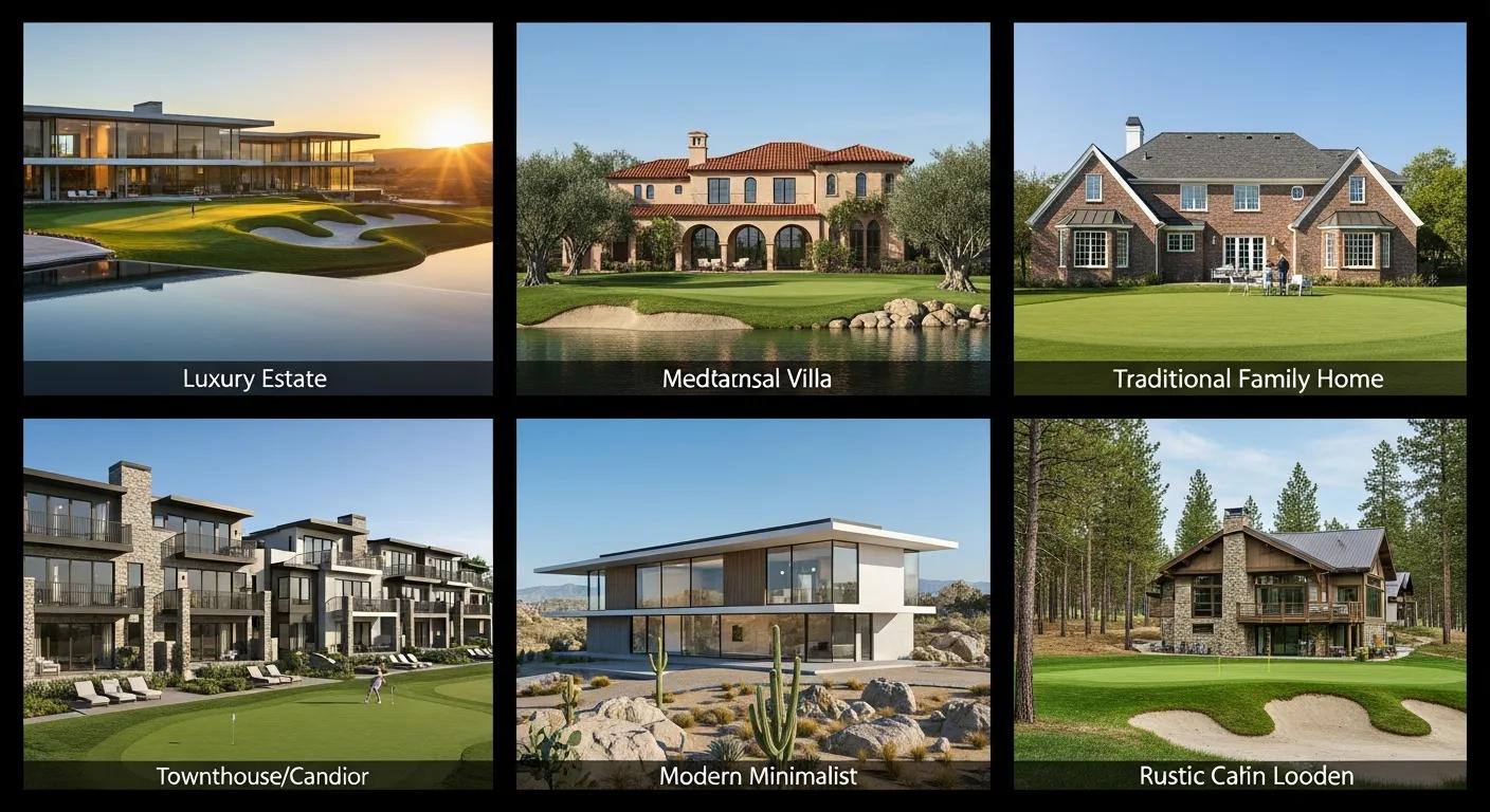 Types of Golf Course Homes