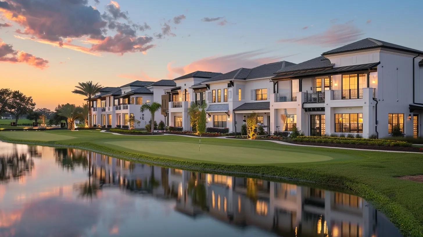 Low-Maintenance Townhomes in Lakewood Ranch on golf course