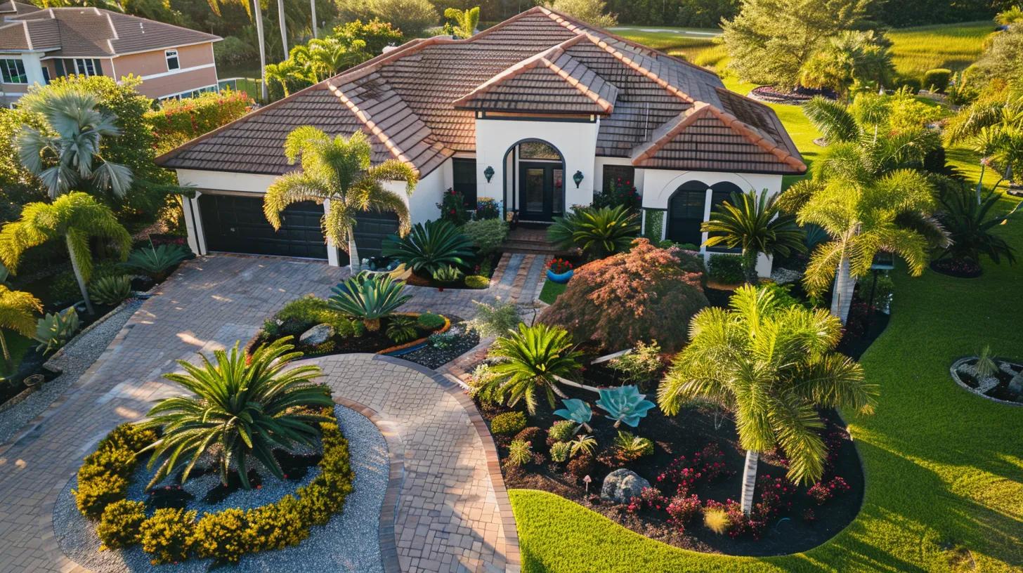 Landscaping Project in progress to Maximize Property Value in Sarasota florida