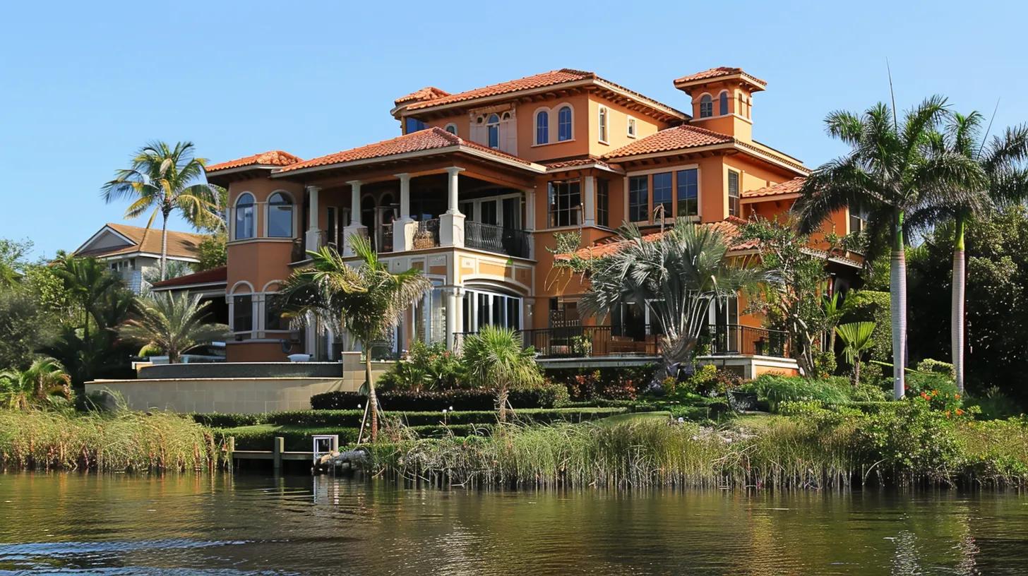 a beautiful home on Osprey Florida's bayfront