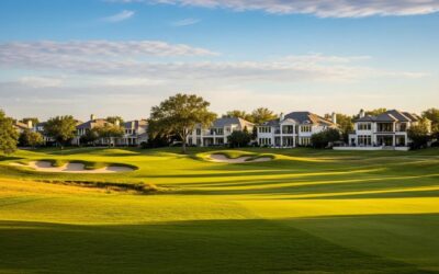 Luxury golf course homes in Florida with manicured greens and scenic views, showcasing the upscale lifestyle of University Park.