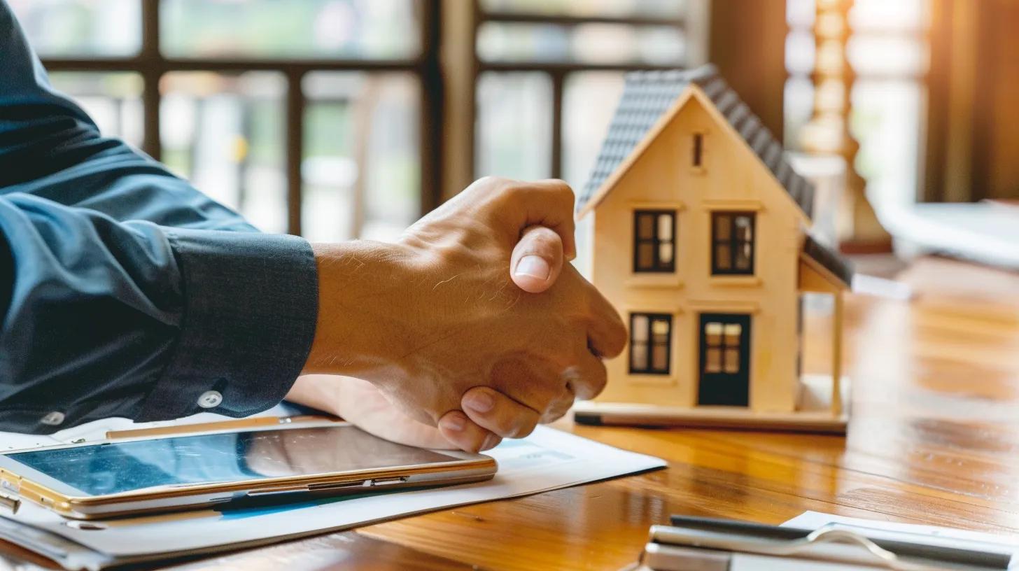 a realtor assisting a home buyer in understanding Escrow